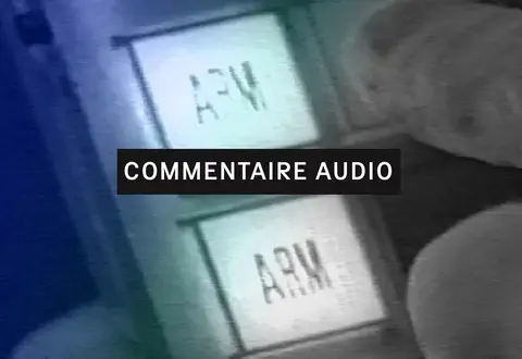 Une minute pour l’indépendance (commentaire audio) – réal. Pierre Falardeau, gros plan sur un interrupteur à détente